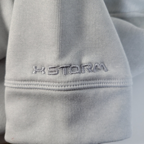 Mens Under Armour Gray/Blue hoodie Size Medium - Picture 11 of 11